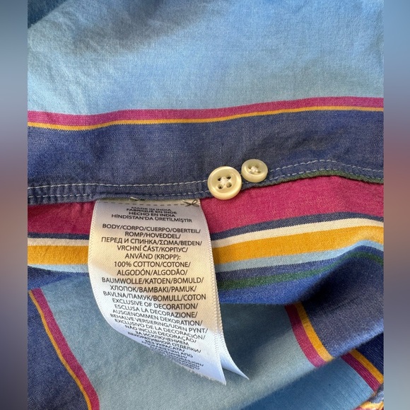 RALPH LAUREN | Classic Fit Striped Poplin Shirt - Picture 5 of 7